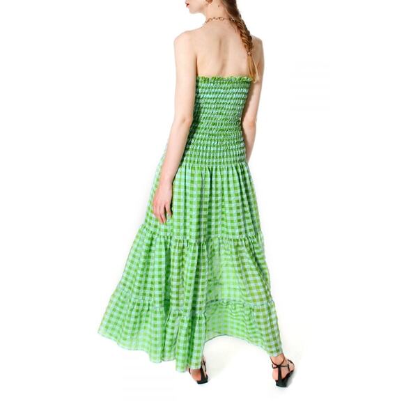 AGGI by HALEWSKI Maya Tender Shoots Long Dress - S - Picture 3 of 4